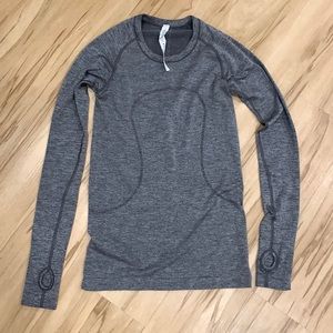 Lululemon swiftly long sleeve - exclusive sparkle gray